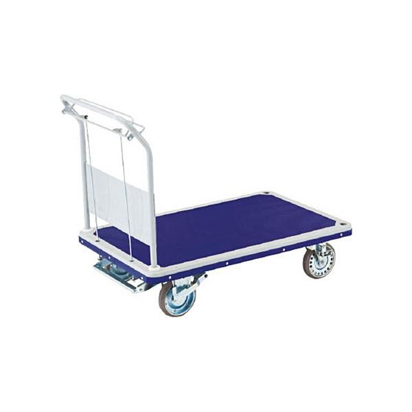 TRUSCO 始動アシスト台車 アクセルペダル式 自在S付 502NFAJB 1台 完成品 力を軽減するためにペダルを踏むと、台車が動き出す 始動アシスの通販は