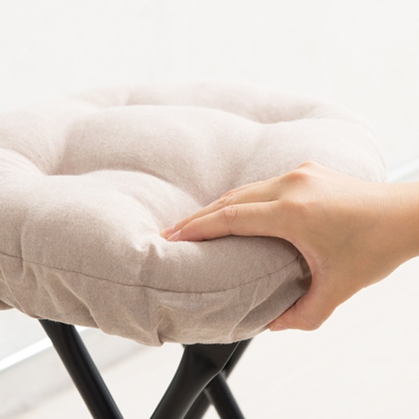【30個セット】丸椅子 (イス チェア) 座面クッションカバー(ベージュ) 座面カバー/座布団/スツール バーチェア カウンターチェア カバー/の通販は