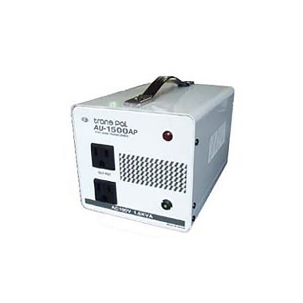 スワロー電機 受注生産 アップトランス 変圧器 100V→120V 1500W AU-1500A 日本国内で外国の電化製品を快適に使用 パワフルな昇圧変圧器