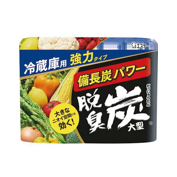 エステー 脱臭炭 冷蔵庫用大型 大きい 240g 1個 【×10セット】 キッチンの空気を清々しく 冷蔵庫用大型脱臭剤、240g×10個セット 送料無