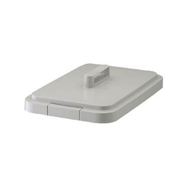 （まとめ）TRUSCO PPペール角型48L用フタTPPK-45F-GY 1枚（本体別売 単品 ）【×20】 ゴミ箱の王様 48L用フタ、角型ペールにピッタリ 密の通販は