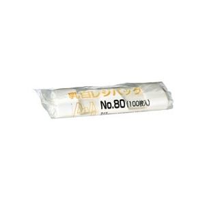 TANOSEE 乳白レジ袋 80号 ヨコ370×タテ800×マチ幅170mm 1セット(500枚：100枚×5パック) 送料無料の通販は