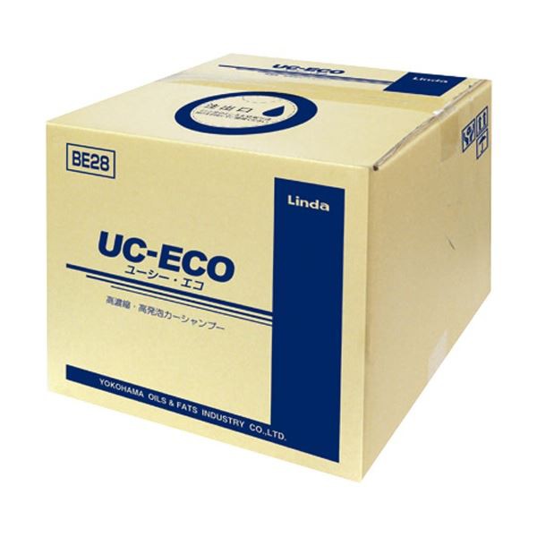 横浜油脂工業 Linda UC-ECO 18Kg/BIB BE28 1個 極上の洗浄・脱脂力を誇る、コーティング施工車に最適な魔法の液体 横浜油脂工業のリンダU