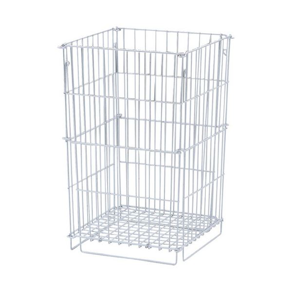 (まとめ）山崎産業 コンドル パークワイヤーネット 折りたたみ式 1台【×3セット】 スペースを有効活用 折りたたみ式大型ゴミ箱で快適なの通販は