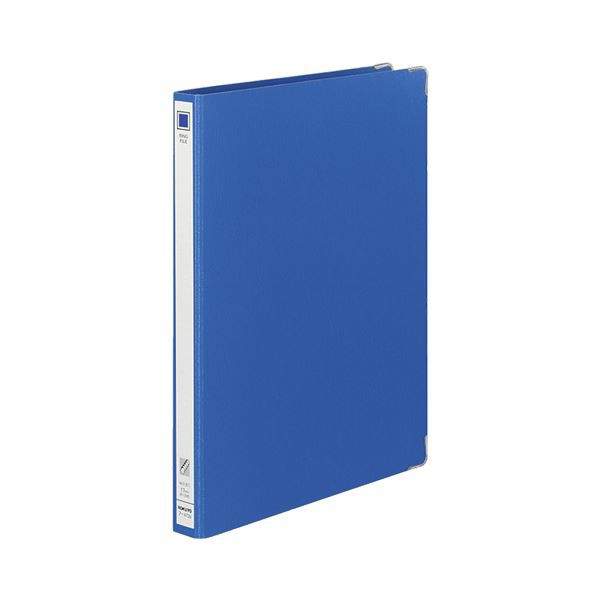 コクヨ リングファイル 色厚板紙A4タテ 30穴 背幅30mm 青 フ-470B 1セット(20冊) 書類を確実に保管 2段階ロックで安心 コクヨの色厚板リのサムネイル
