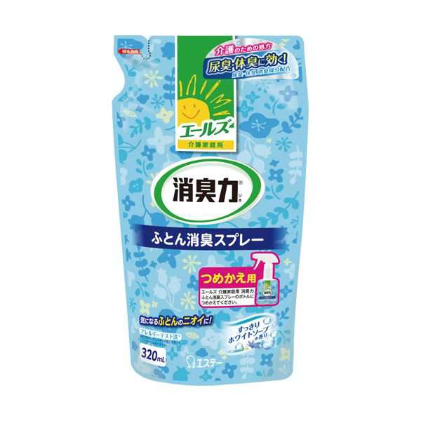 （まとめ）エステー エールズ 消臭力ふとん用消臭スプレー 詰替用 320ml 1個【×20セット】 送料無料