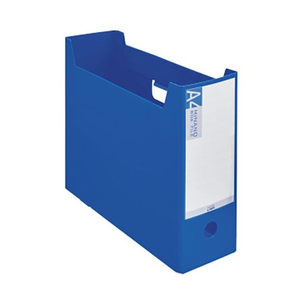 (まとめ) ライオン事務器 ボックスファイル(ミナノ) A4ヨコ 背幅102mm ブルー BF-632M 1冊 【×20セット】 青 送料無料 12,020円