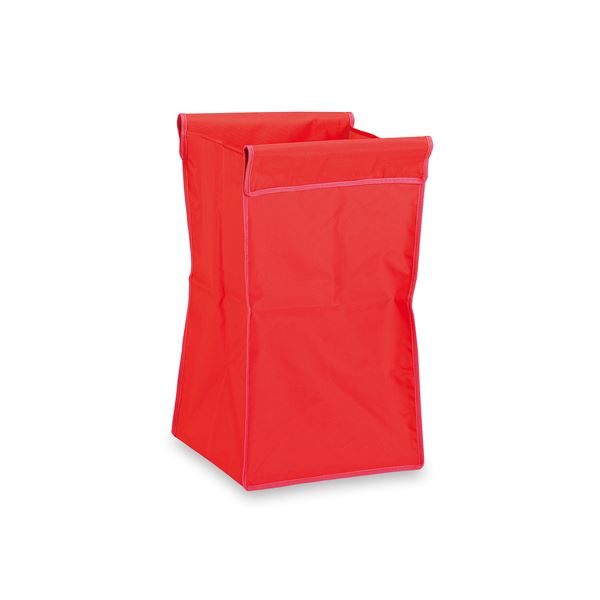 (まとめ) 【本体別売 単品 】 BMダストカー/運搬カート用品 【替袋E 赤 ミニ】 ナイロン製 〔業務用 店舗 集積 回収〕 【×2】 送料無料の通販は