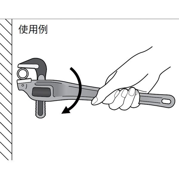 RIDGID（リジッド） 31120 14-OF- アルミオフセットレンチ アルミ