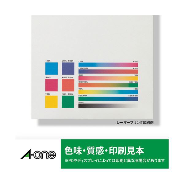 まとめ）エーワン 屋外でも使えるサインラベルシール[レーザープリンタ