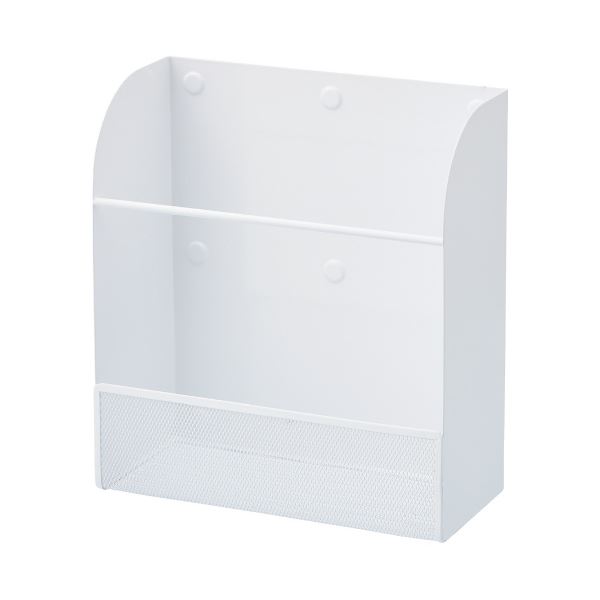 （まとめ）LIHITLAB マグネットラックL［縦］A-7453-0 白（×5セット） 送料無料の通販は 14,675円