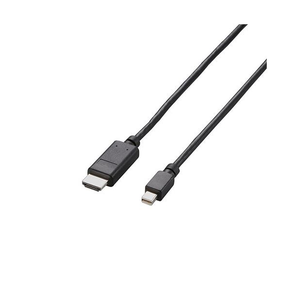 【5個セット】 Mini DisplayPort-HDMI変換ケーブル 配線 /3m/ブラック AD-MDPHDMI30BKX5 黒 送料無料