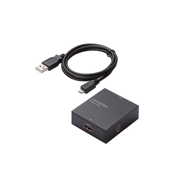 【5個セット】 ダウンスキャンコンバーター/HDMI‐VGA/3.5φ/HDMI1.4 AD-HDCV01X5 送料無料