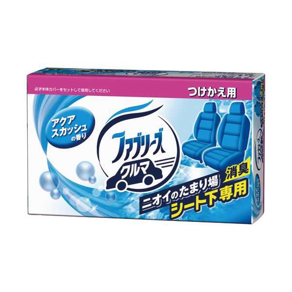 (まとめ) P＆G クルマ用置き型ファブリーズ アクアスカッシュの香り つけかえ用 130g 1個 【×30セット】 送料無料