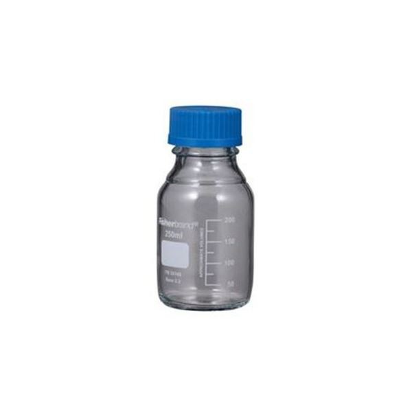 （まとめ）メジューム瓶 250ml（青蓋付 Fisher） 【×10セット】 青蓋付きフィッシャーの250mlメジューム瓶、まとめ買いでお得 使い勝手の通販は 14,163円