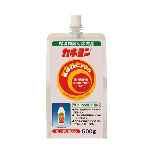 （まとめ） カネヨ石鹸 液体クレンザー カネヨン 詰替 500g【×30セット】 驚きの洗浄力 500gのカネヨンが30個詰まった、まとめてお得な