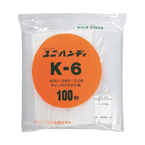生産日本社（セイニチ） チャック袋 「ユニパックGP」GP Kー4 400×280