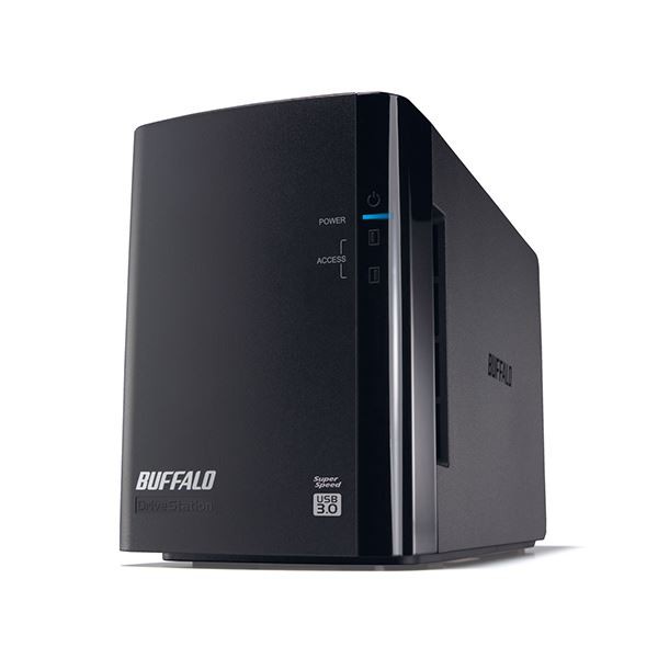 バッファロー ドライブステーションミラーリング機能搭載 外付けHDD USB3.0用 2ドライブ 8TB HD-WL8TU3/R1J 1台 送料無料