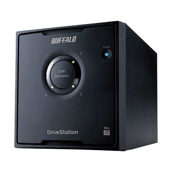 バッファロー ドライブステーションRAID5対応 外付けHDD USB3.0用 4ドライブ 12TB HD-QL12TU3/R5J 1台 送料無料