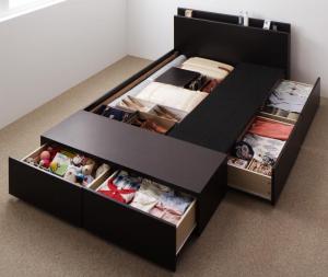 単品 連結ファミリー収納ベッド ベッドフレームのみ Aタイプ シングル 組立設置付 組立設置付 ベッドフレームのみ Aタイプ シングル 送料無料の通販は