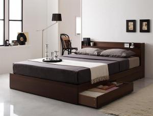 シングルベッド コンセント付き収納ベッド プレミアムポケットコイルマットレス付き シングル プレミアムポケットコイルマットレス付き シングル 送料無料の通販は 44,293円