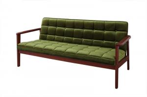 単品 木肘　レトロソファ ソファ 3P ソファ 3P 単品 木肘　レトロソファ ソファ 3P ソファ 3P 送料無料の通販は 55,072円