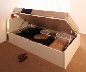 収納付きベッド 収納 収納付き 収納ベッド 大容量 収納ボックス 布団 敷き布団 薄型プレミアムポケットコイルマットレス付き 横開き シングル 深さラージ 組立設置付 組立設置付 薄型プレミアムポケットコイルマットレス付き 横開き シングル 深さラージ 送の通販は 169,412円