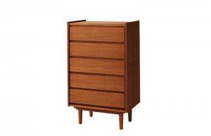 単品 リビング収納 チェスト キャビネット タンス テレビ台 天然木チーク材北欧アンティーク風リビング収納シリーズ チェスト 5段 チェスト 5段 送料無料の通販は 106,944円