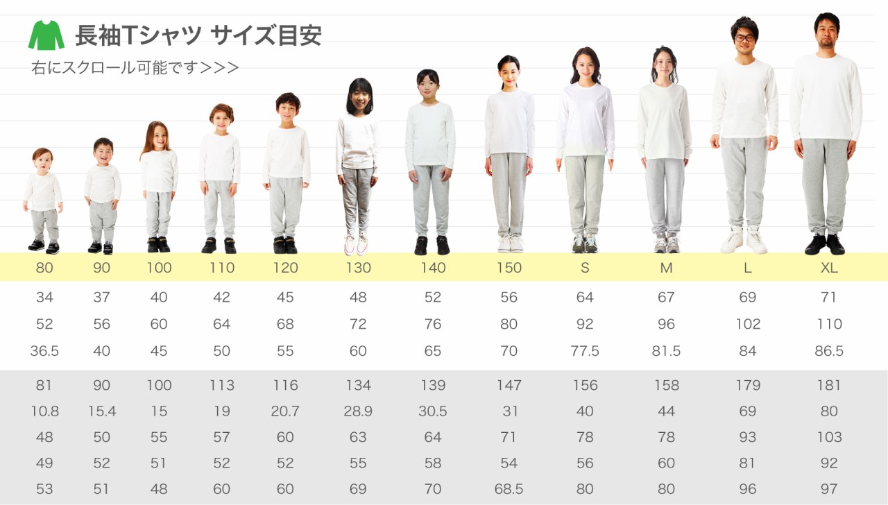サイズ比較表