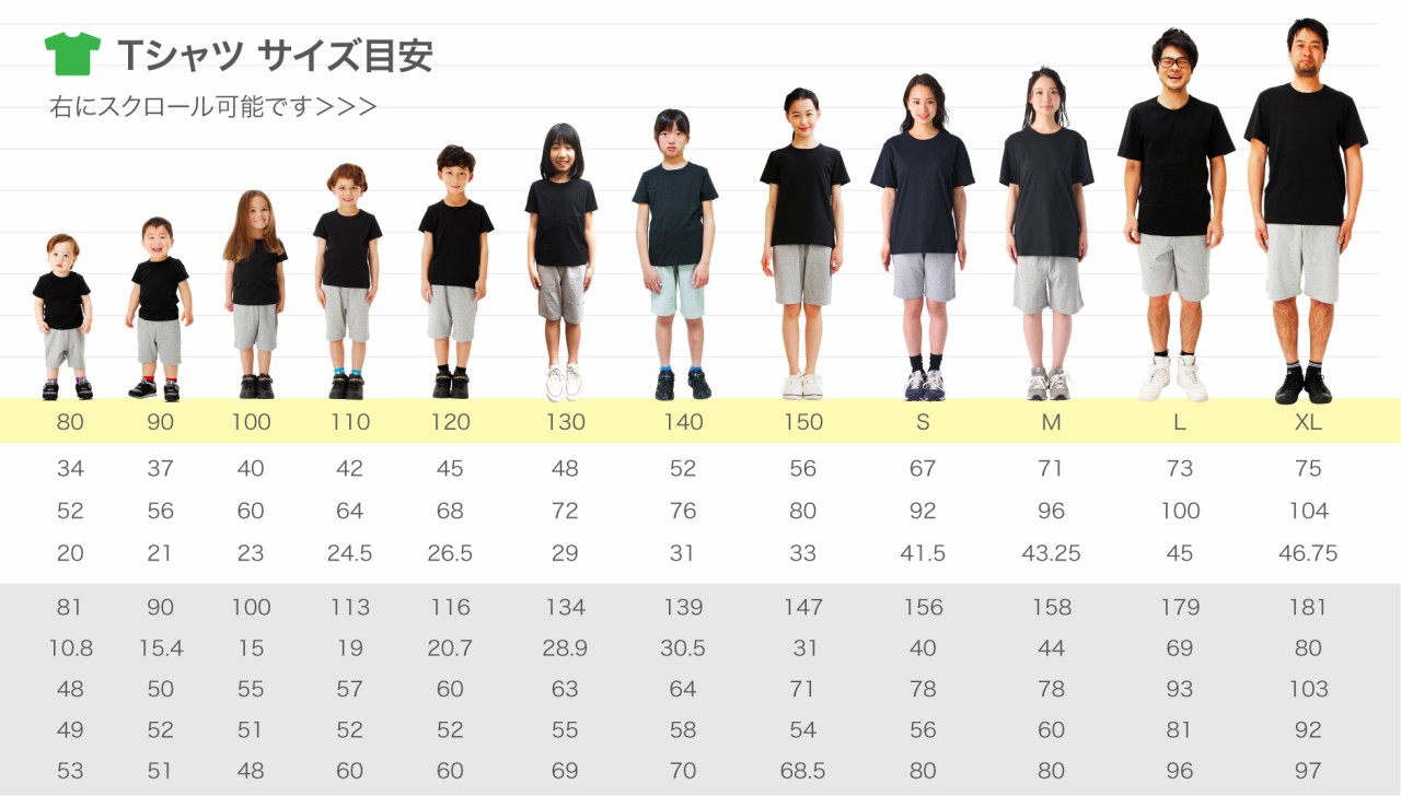 サイズ比較表