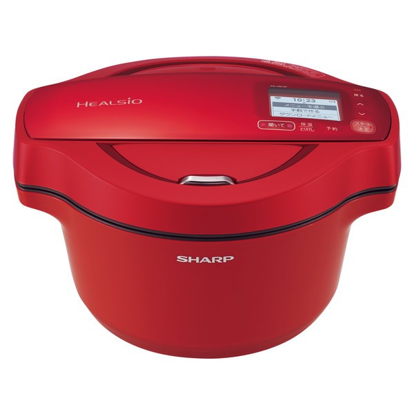 SHARP KN-HW16F-R レッド系 ヘルシオ ホットクック [水なし自動調理鍋(2～4人用)]