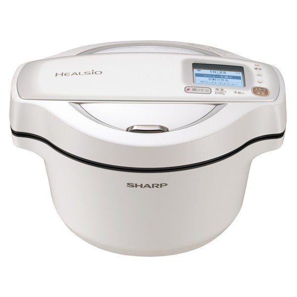 SHARP KN-HW16F-W ホワイト系 ヘルシオ ホットクック [水なし自動調理鍋(2～4人用)]