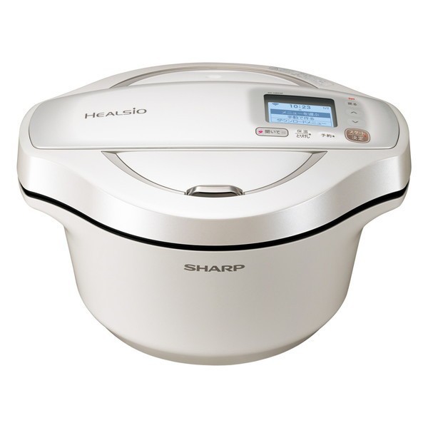SHARP KN-HW24F-W ホワイト系 ヘルシオ ホットクック [水なし自動調理鍋 2.4L]