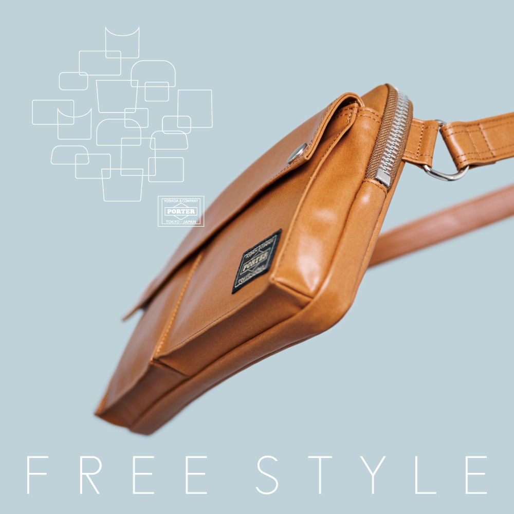 �yPORTER�z�V�[�����l���I�΂Ȃ��B�Ɠ��ȑf�ފ������͂̐V�����uFREE STYLE�v