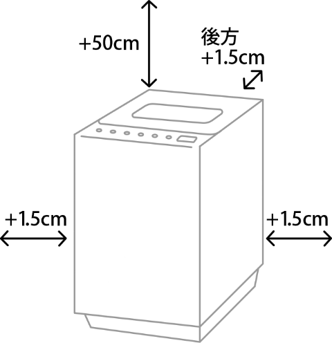 タテ型洗濯機