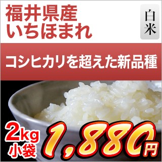 福井県産 いちほまれ2kg