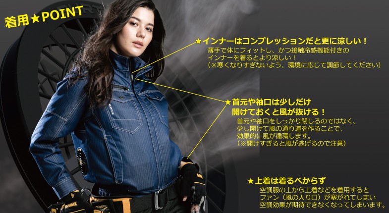 着用ポイント