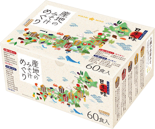 産地のみそ汁めぐり60食