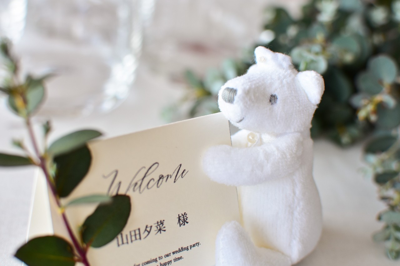 結婚式 席札