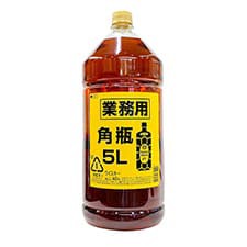 サントリー 業務用 特製 角 40度 5000ml 角瓶 5L 4本セット ハイ