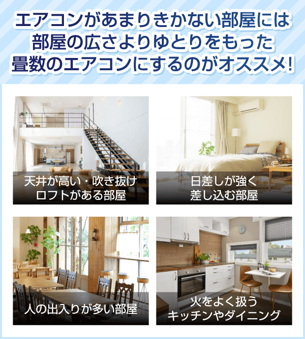 �G�A�R�������܂肫���Ȃ������ɂ͕����̍L������Ƃ�������������̃G�A�R���ɂ���̂��I�X�X���I