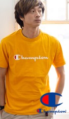 【Champion チャンピオン】筆記体ロゴ ベーシック 半袖Tシャツ C3-P302