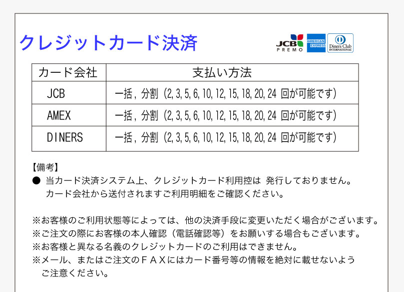 �N���W�b�g���ςɂ���