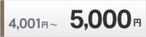 4001円～5000円