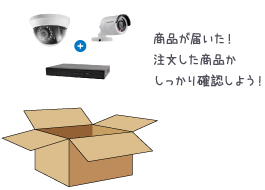 商品が届いた！注文した商品かしっかり確認しよう！