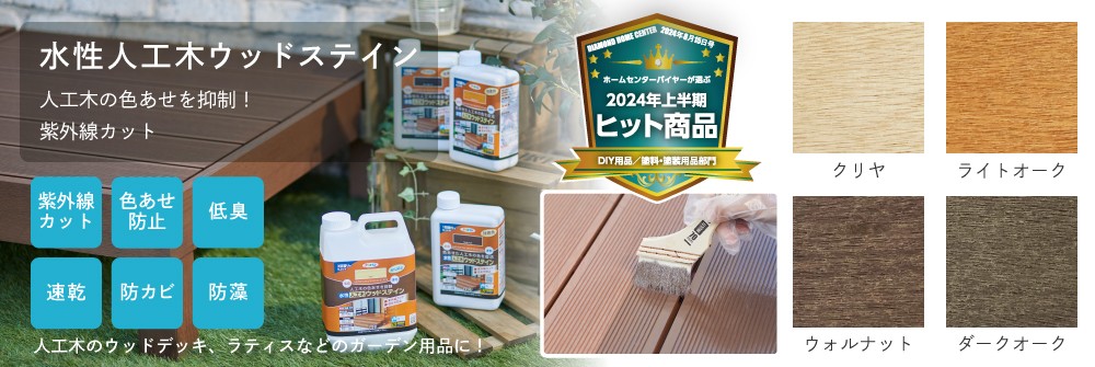 水性人工木ウッドステイン