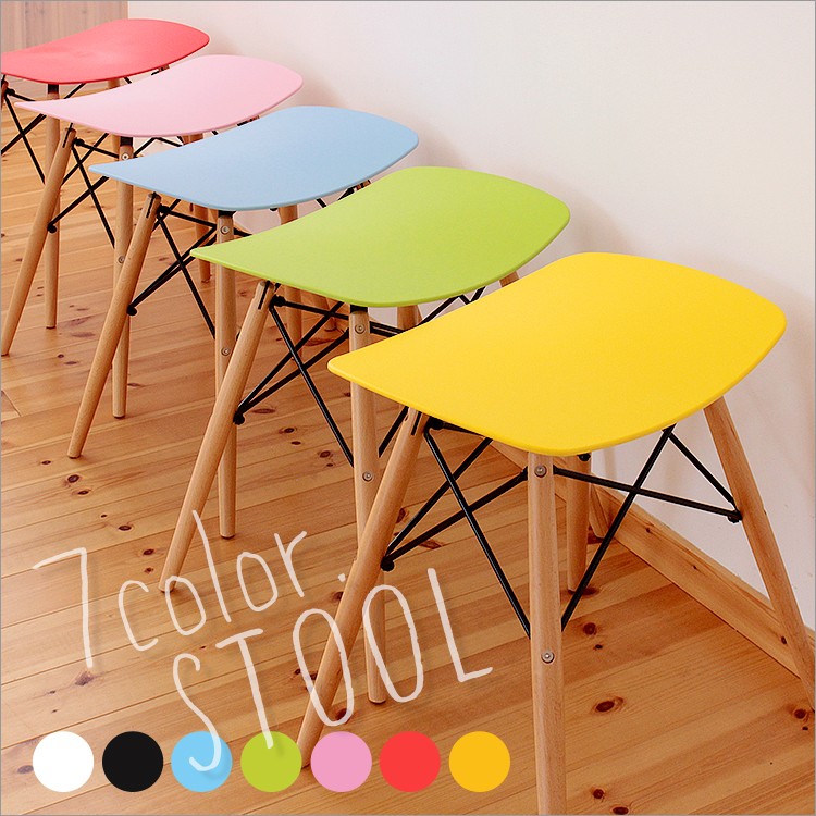 スツール「7COLOR STOOL（7カラー スツール）」の画像。当店チェア・スツールランキング1位獲得！