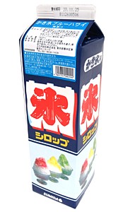 ★まとめ買い★　スミダ　かき氷ブルーハワイ　紙パック　1800ｍｌ　×8個【イージャパンモール】