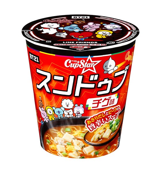 ★まとめ買い★　サッポロ一番　カップスター　スンドゥブチゲ味　タテビッグ　92ｇ　×12個【イージャパンモール】