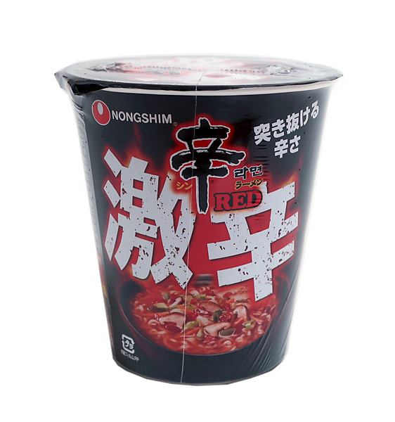 ★まとめ買い★　農心ジャパン 辛ラーメン 激辛カップ ６８ｇ　×12個【イージャパンモール】